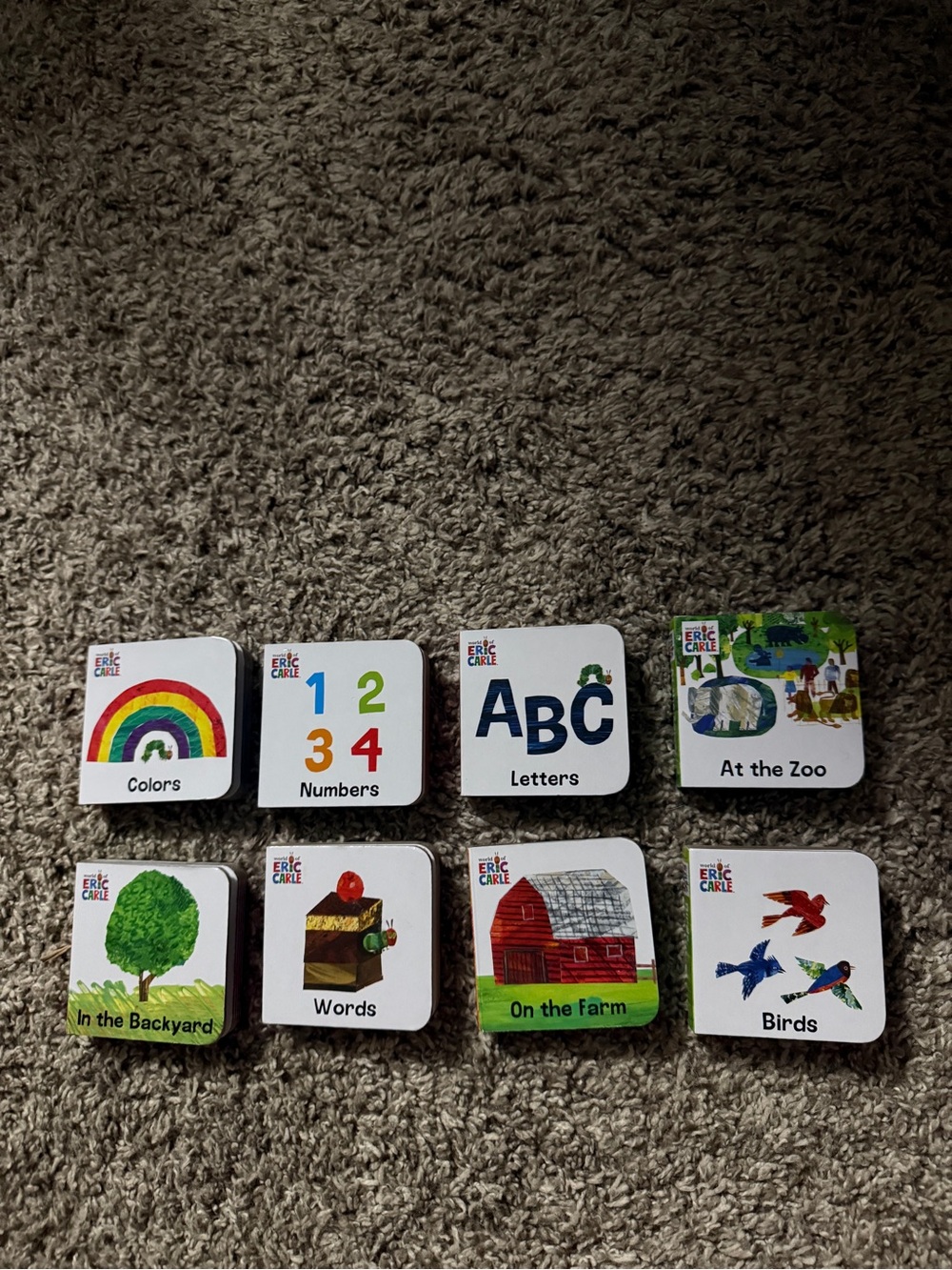 Eric Carle block book set of 8